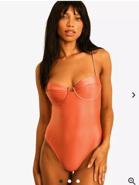 Dippin' Daisy's Saltwater Thigh High Swim One Piece Dusty Rose